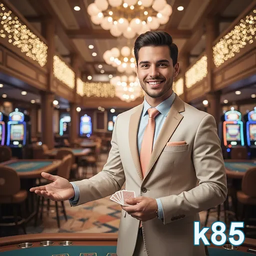 Ilustração de Acesse rapidamente o cassino online k85 com segurança