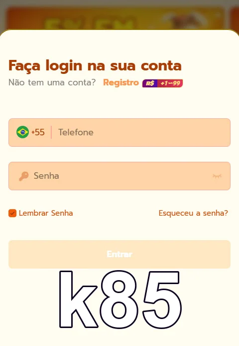 Aposte com Agilidade no k85